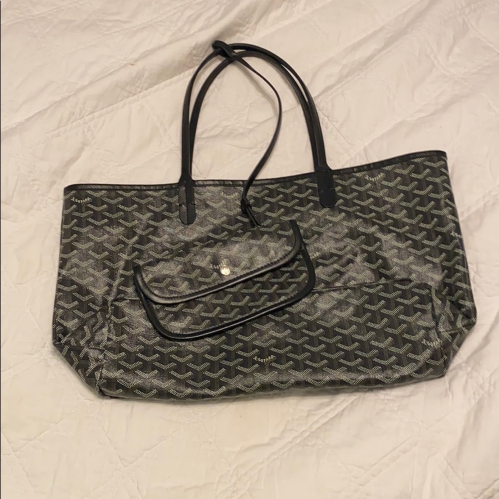Black and Brown/Grey PM Size Tote Bag